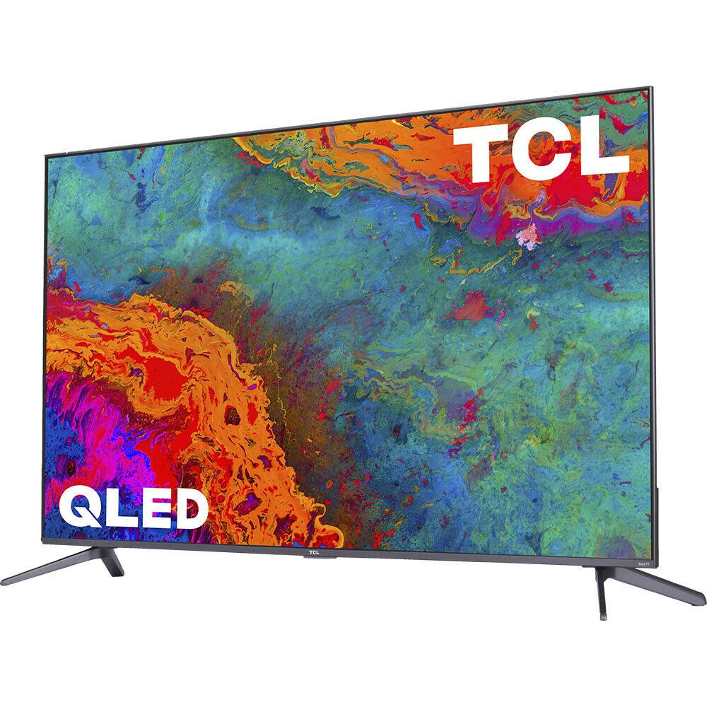 tcl 55" 4k qled dolby vision hdr roku smart tv |  quantum dot | 55s535