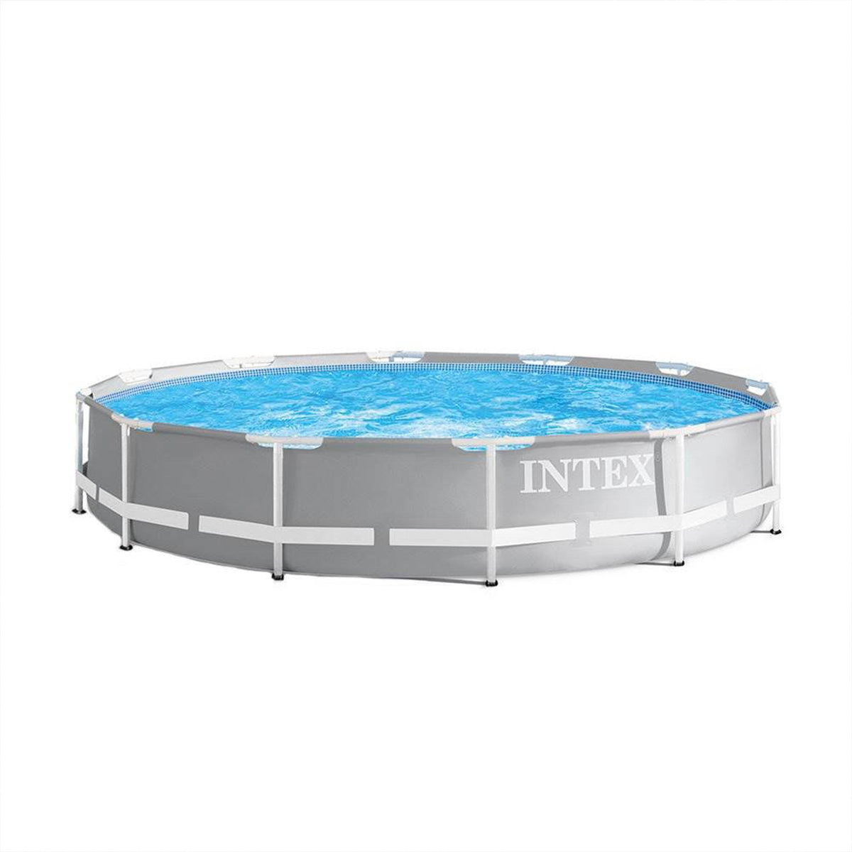 intex 12 ft x 30 in steel frame pool | cover | filter pump | h cartridge 2 pack