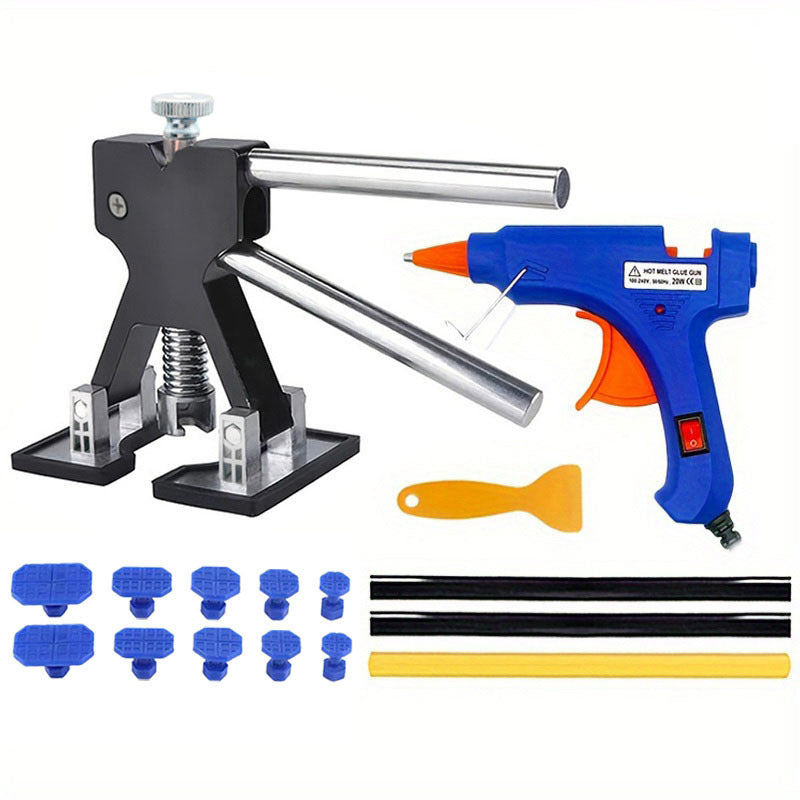 Car Body Paintless Dent Repair Tools Dent Repair Kit Car Dent Puller With Glue Puller Tabs Removal Kits