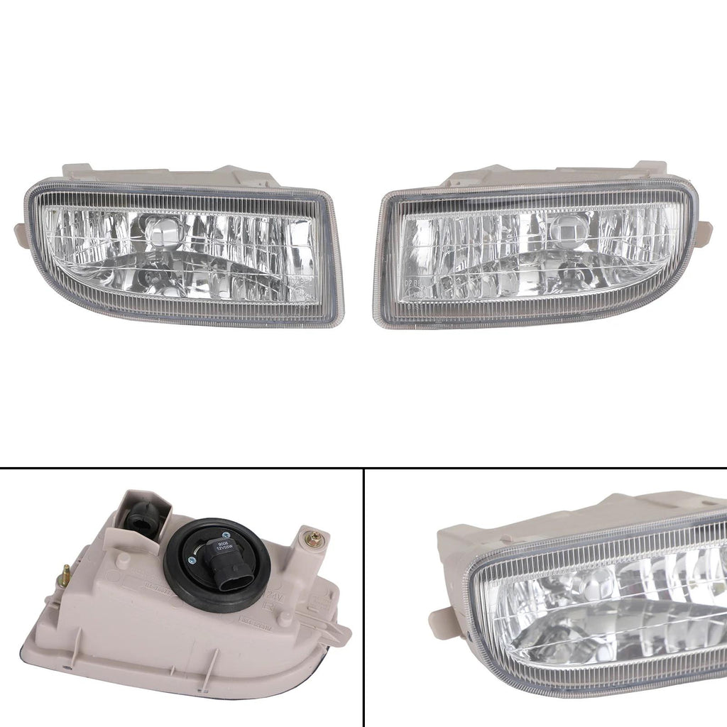 1998-2007 Toyota Land Cruiser Pair Front Bumper Fog Light Driving Lamp Generic