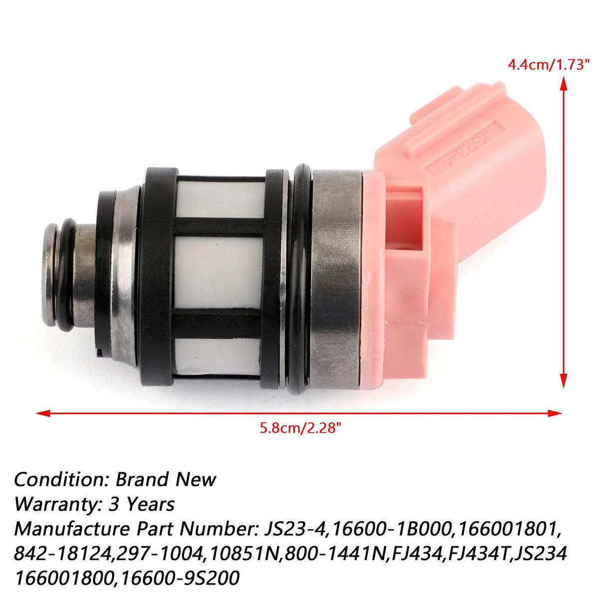 1PCS Fuel Injector 16600-9S200 For Nissan Frontier Pathfinder Quest Xterra 3.3L Generic