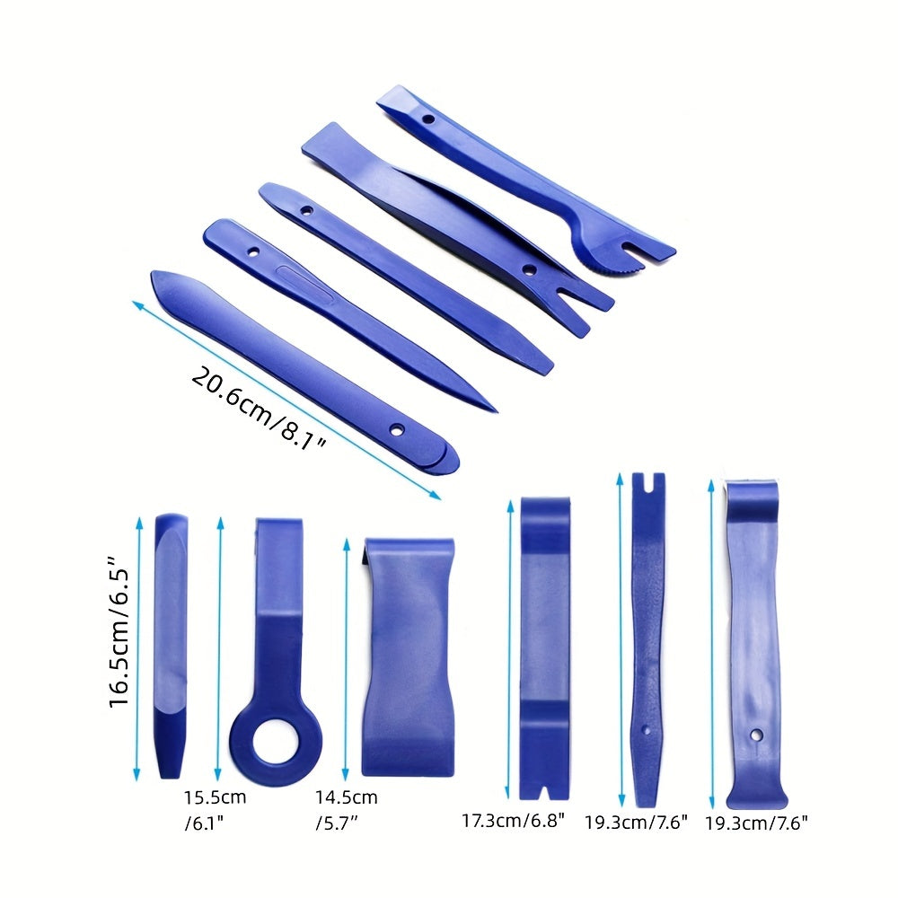 12pcs/set Car Trim Removal Tool Kit Set Interior Audio Removal Trim Door Panel Dashboard Removal Hand Tool Car Special Disassembly Tool