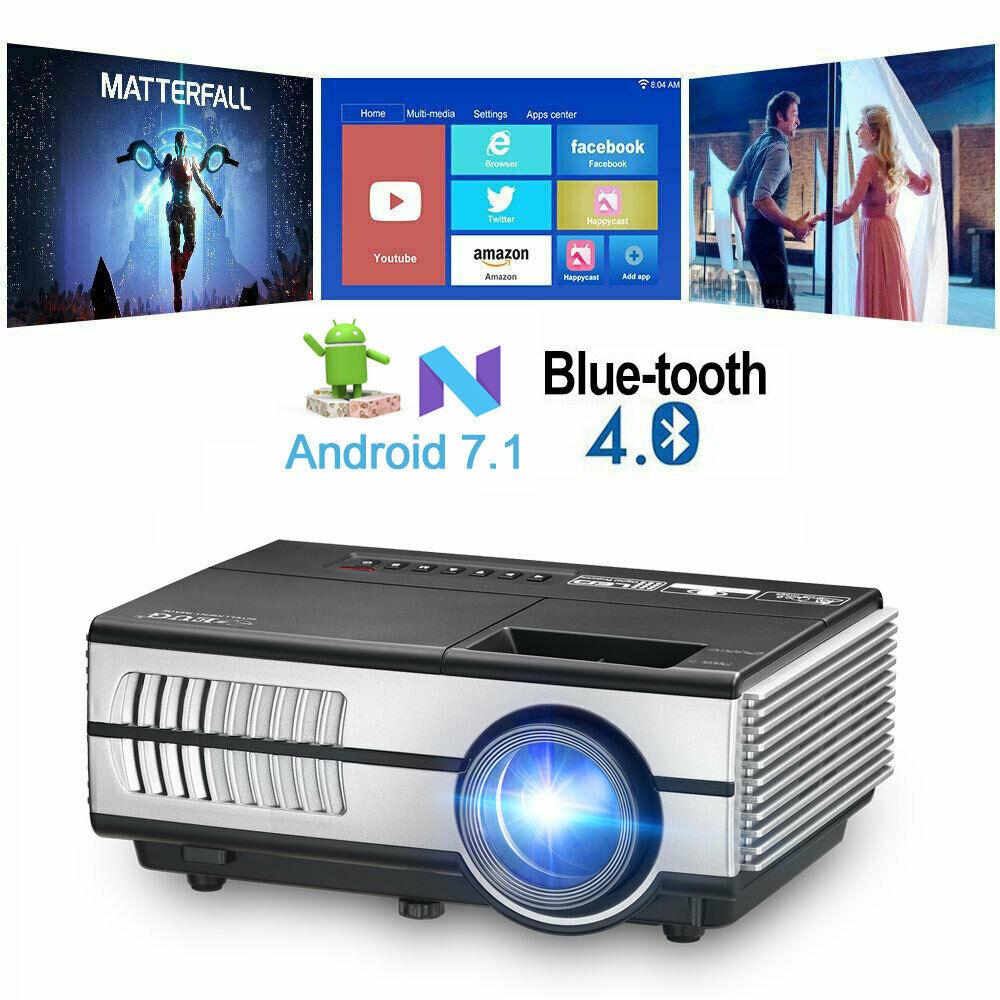 smart wifi proyector full hd projector 1080p blue tooth home theater youtube tv