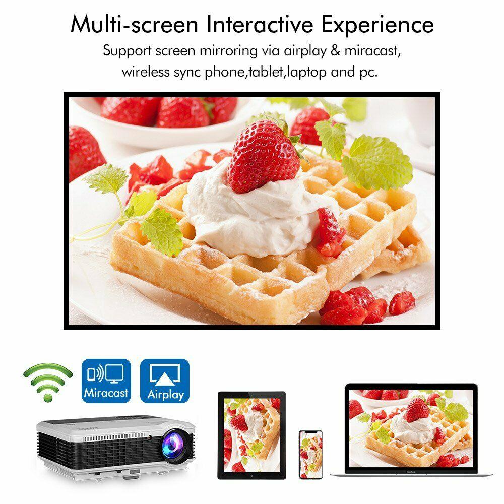 smart wifi proyector full hd projector 1080p blue tooth home theater youtube tv