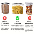Organize Your Kitchen Pantry With This 4/7-Piece Airtight Food StoraContainer Set - BPA Free, Dishwasher Safe, And Includes Labels!