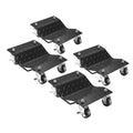 Car Tire Skate Dolly 4-Pack 1,500 lbs. Capacity Premium Steel for Mechanical Use