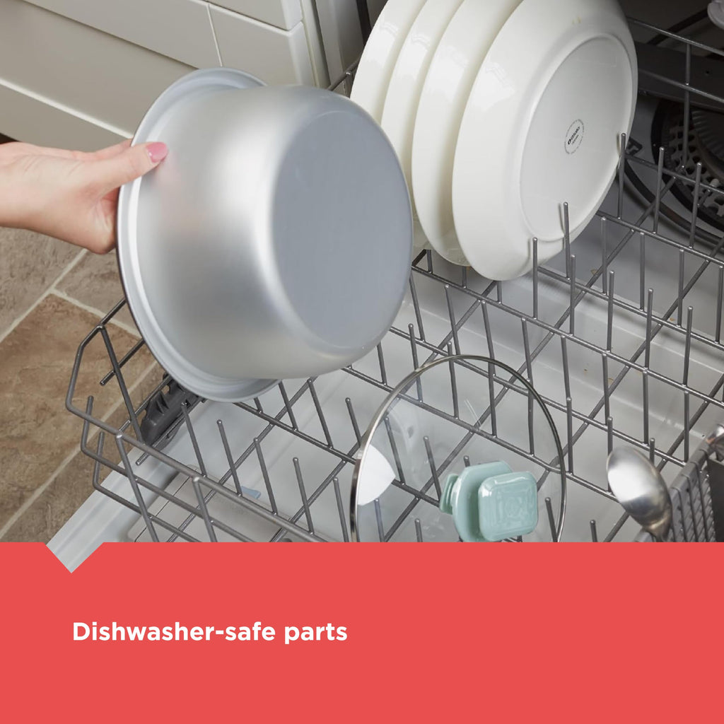3-Cup Cooked (1.5 Cups Uncooked) Rice Cooker, Removable Nonstick Bowl, One-Touch Operation, Surf Spray