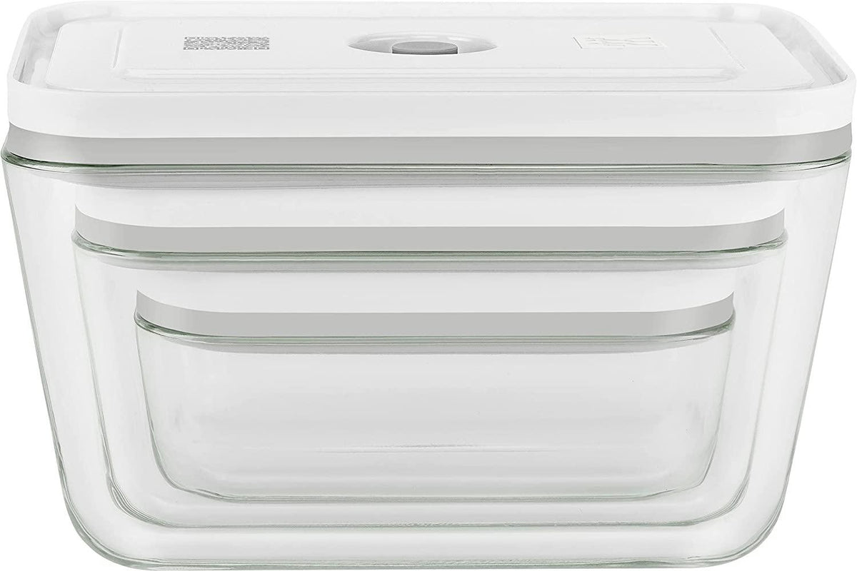 ZWILLING Fresh & Save 3-pc Glass Food Storage Container, Meal Prep Container, Assorted Sizes