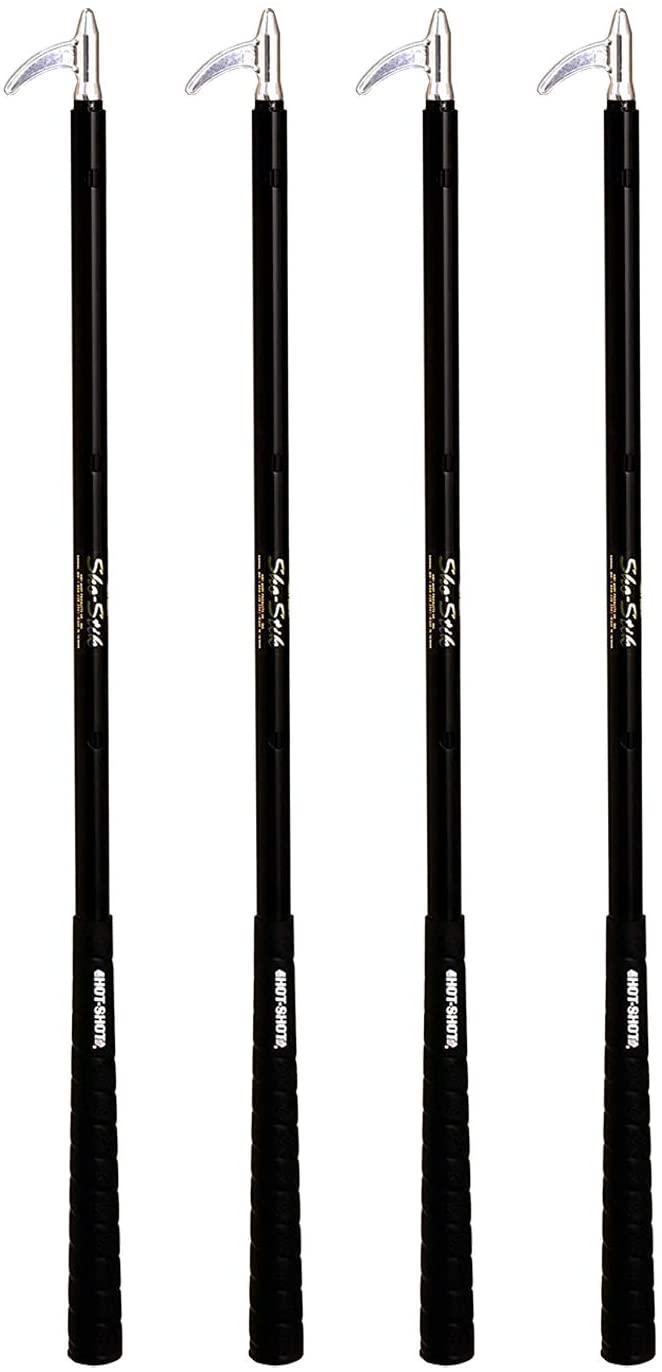 miller manufacturing company hot shot adjustable livestock sho-stik (4 pack)