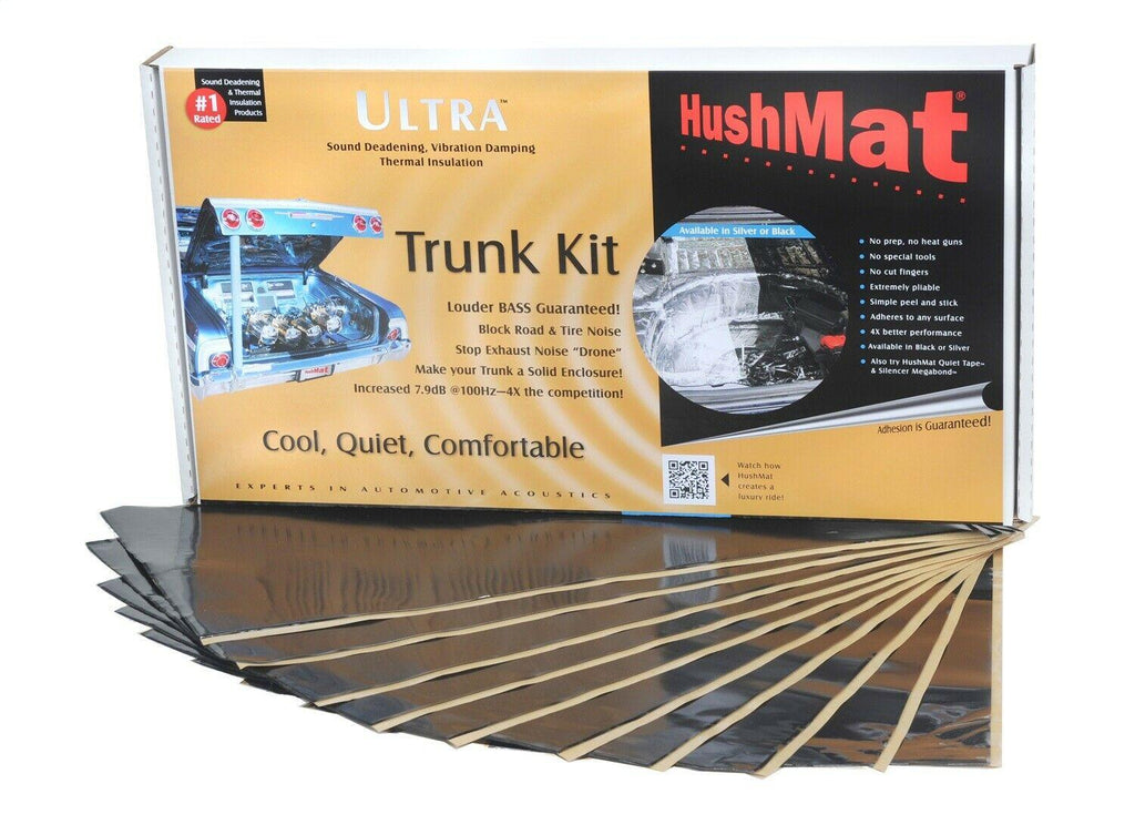 Hushmat 10300 Ultra Insulating and Damping Material Trunk Kit - 10 Sheets