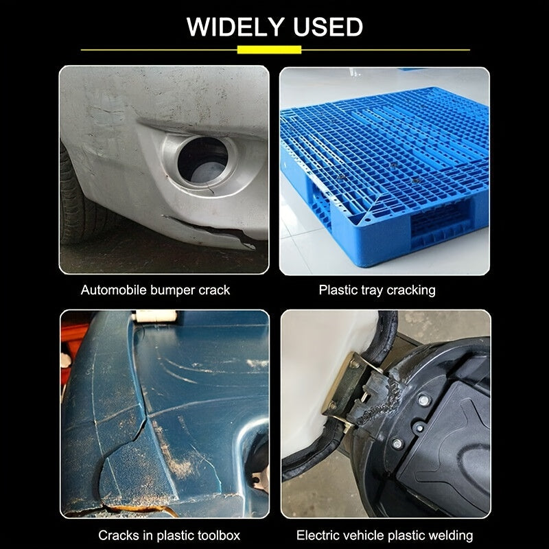 Hot Stapler Car Bumper Repair Kit: Plastic Welding Machine & Soldering Iron for  Crack Fixes!