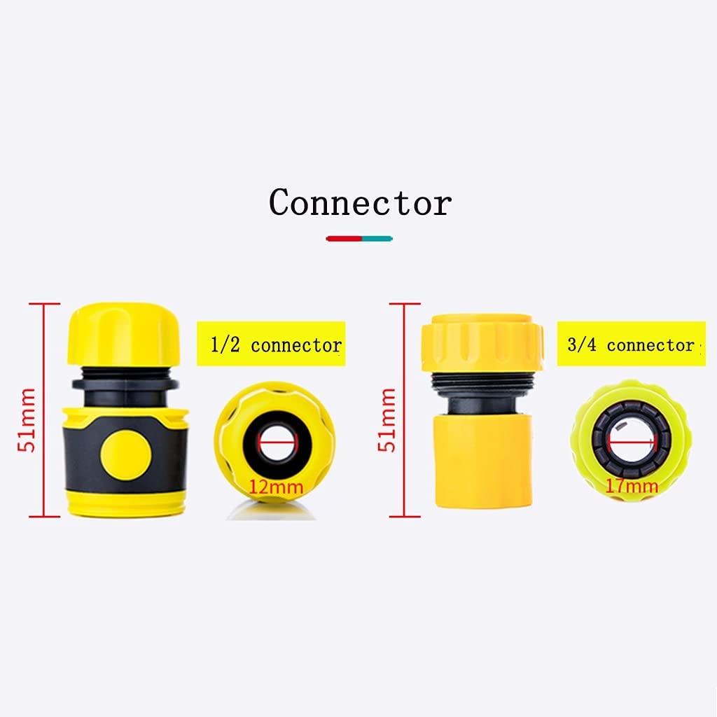 BBGS Lawn Sprinkler with Tube, 3 Arm Garden Sprinkler 360 Degree Rotating Irrigation System, Water Sprinkler with Angle Spray Nozzles (Color : 3/4" Hose Connector, Size : 20m)