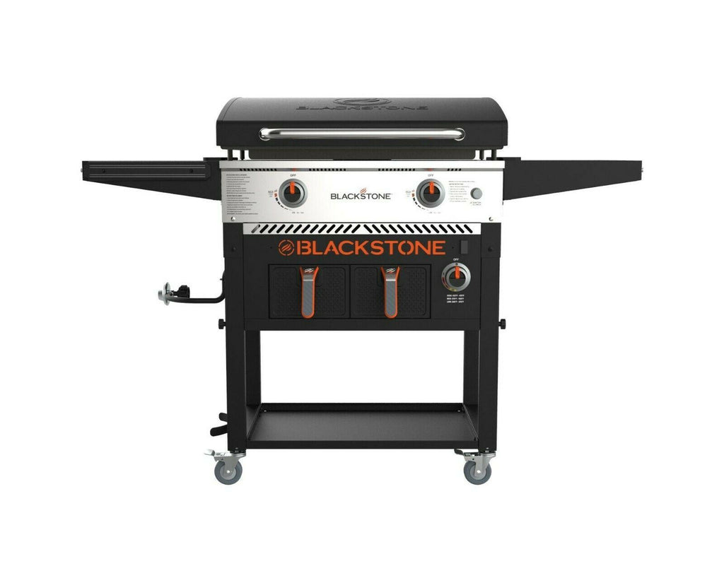 2-Burner 28" Griddle with Electric Air Fryer and Hood