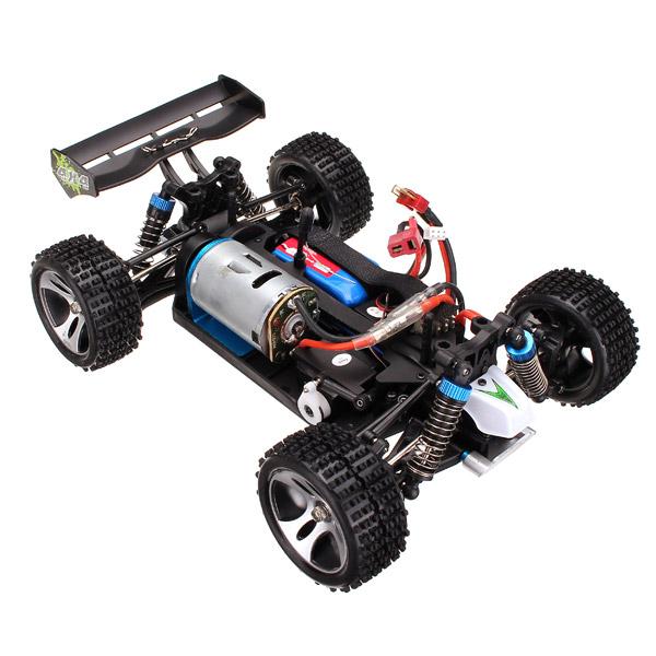 Wltoys A959B 1:18 4D 2.4G Upgraded 540 Brush Motor High Speed 70km/h RC Car Truck By