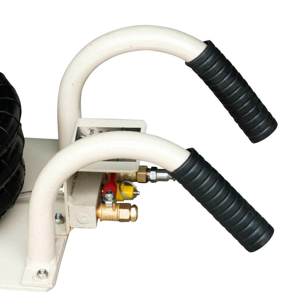 Triple Air Bag Jack Pneumatic Jack 6600lbs  Lift 3Ton Heavy Duty White USA