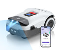 Robot Lawn Mower NO Wire - 0.5 Acre, Full Band RTK+4-Eye Vision Robotic Lawnmower, Automatic Mapping, 20 Multi-Zone Management, Accurate Obstacle Avoidance, Intelligent Anti-Theft, APP Control