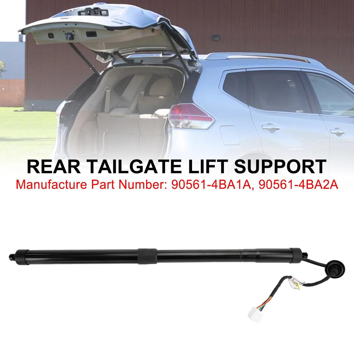 17-19 Nissan Rogue SL/SV Hybrid Sport Utility 4-Door 2.0L Rear Tailgate Power Hatch Lift Support W/ Opener 90561-4BA4A 90561-4BA1A Generic
