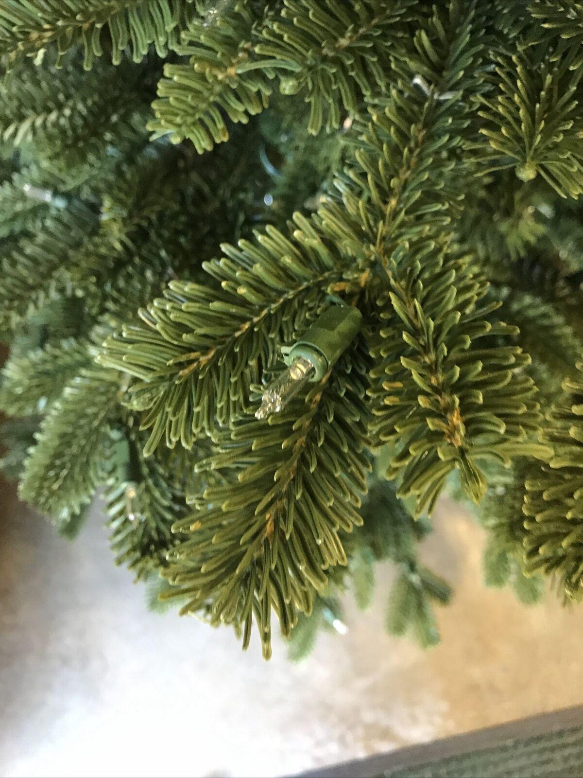 Open Box Balsam Hill Fraser Fir Narrow 6.5' Tree with Candlelight LED Lights