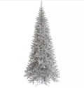 Vickerman Silver Tinsel Fir Christmas Tree, K166755, 5.5