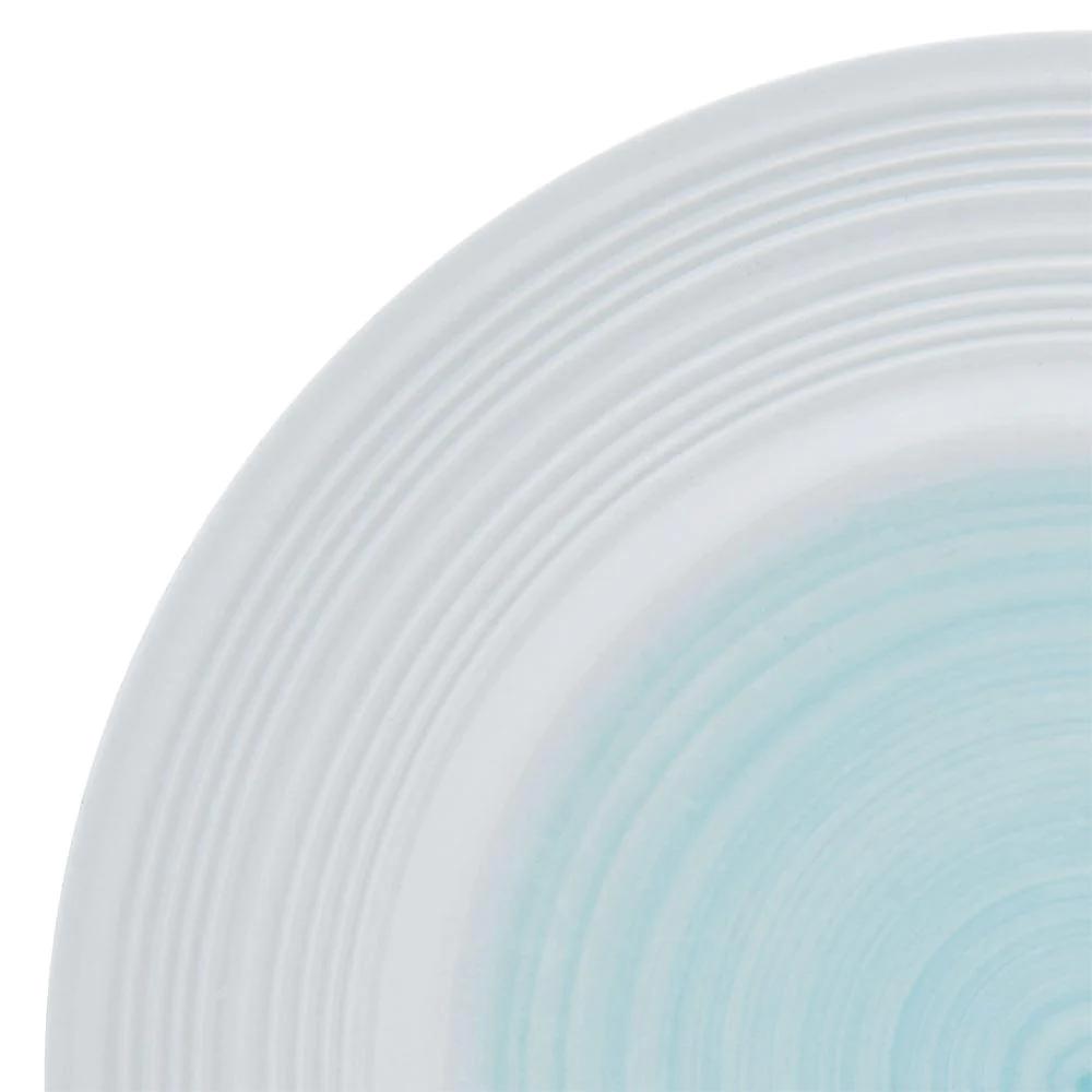 Annie Teal 16 Piece Dinnerware Set, Service for 4