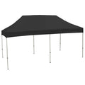 Tuff Tent 10 ft. x 20 ft.White Frame Instant Pop Up Tent with Black Cover