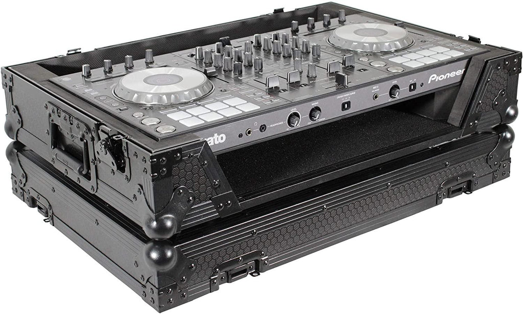 Set ofBL Flight Case for Pioneer DJ and Denon, Double DJ Coffin Keyboard Stand , and Keyboard Stand Table