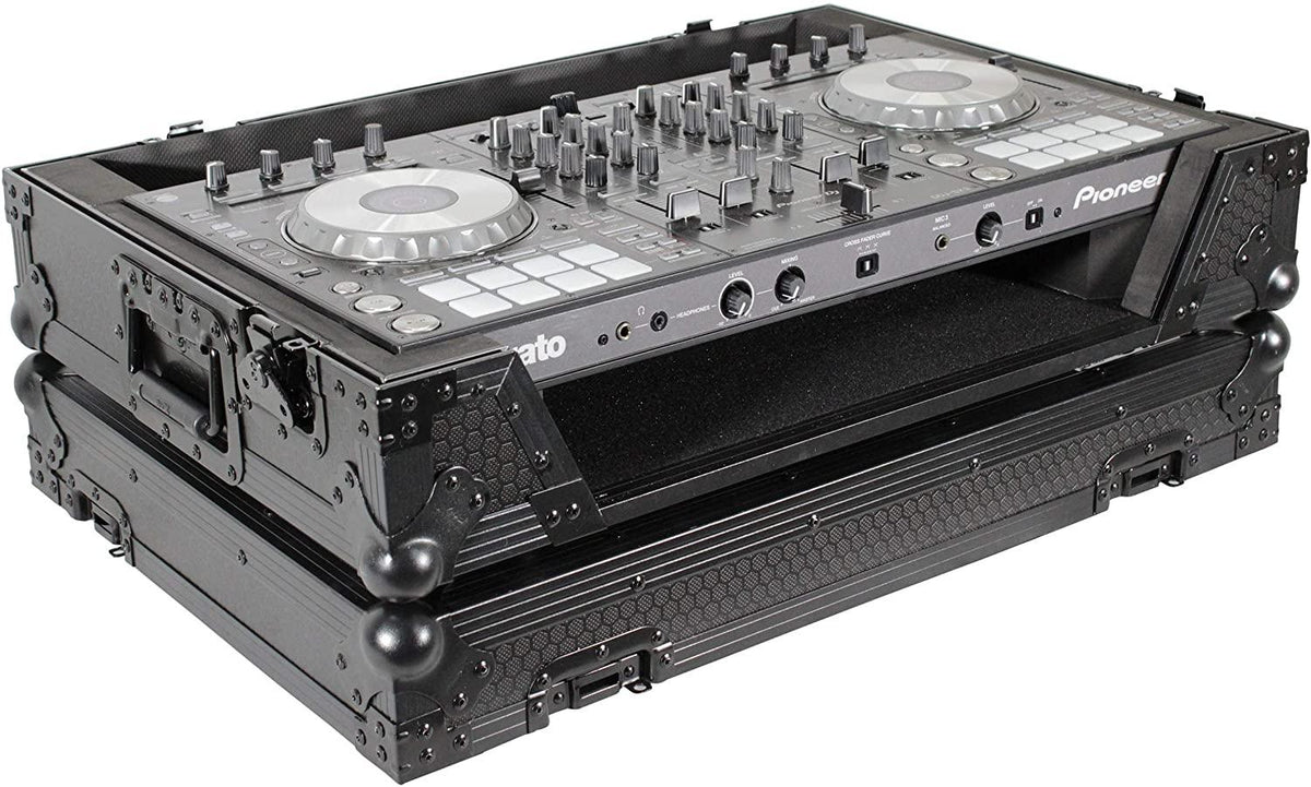 Set ofBL Flight Case for Pioneer DJ and Denon, Double DJ Coffin Keyboard Stand , and Keyboard Stand Table