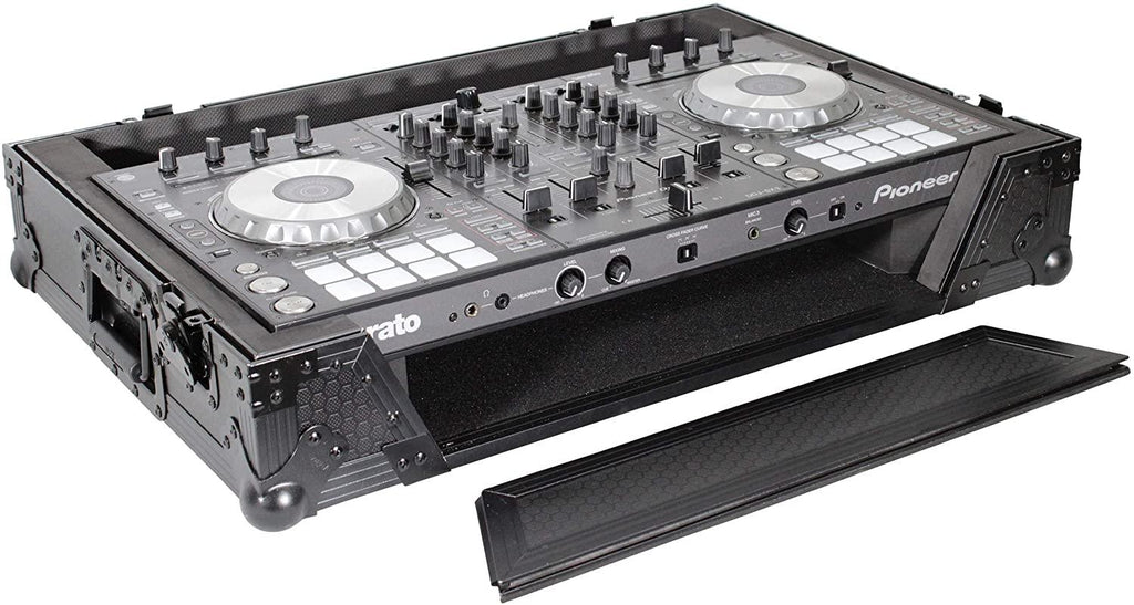 Set ofBL Flight Case for Pioneer DJ and Denon, Double DJ Coffin Keyboard Stand , and Keyboard Stand Table