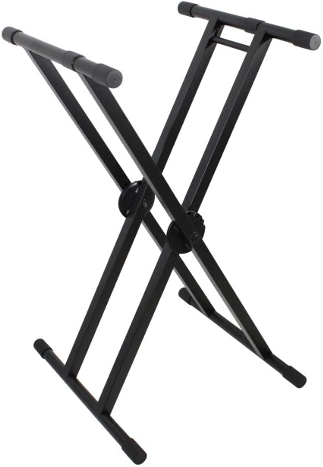 Set ofBL Flight Case for Pioneer DJ and Denon, Double DJ Coffin Keyboard Stand , and Keyboard Stand Table