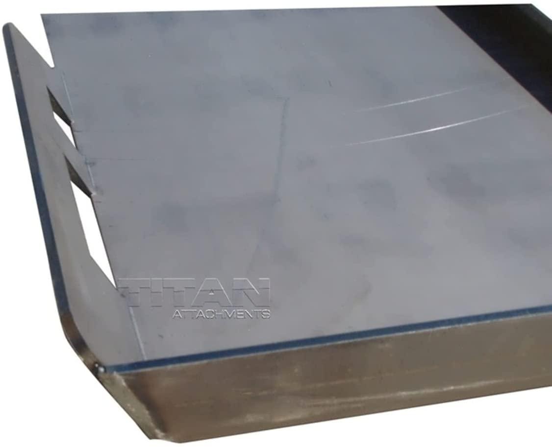 titan attachments 1/2" thick heavy duty quick tach skid steer style mount plate