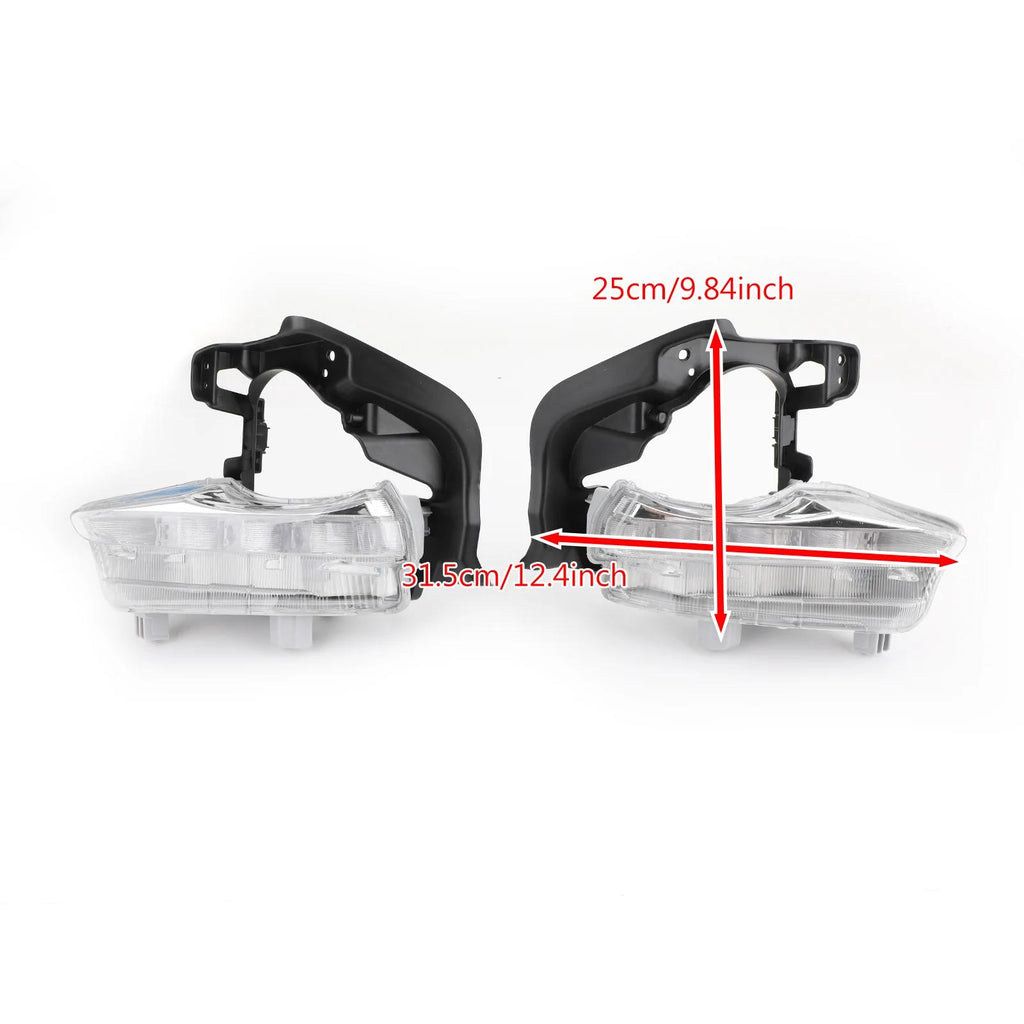 2PCS LED DRL Daytime Running Light Fog Lamp For 2014 2015 2016 Toyota Highlander Generic