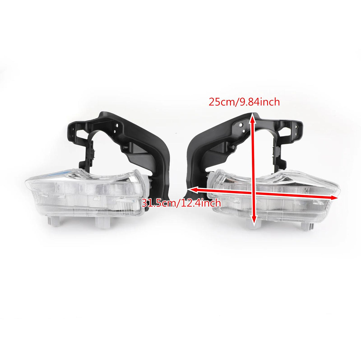 2PCS LED DRL Daytime Running Light Fog Lamp For 2014 2015 2016 Toyota Highlander Generic