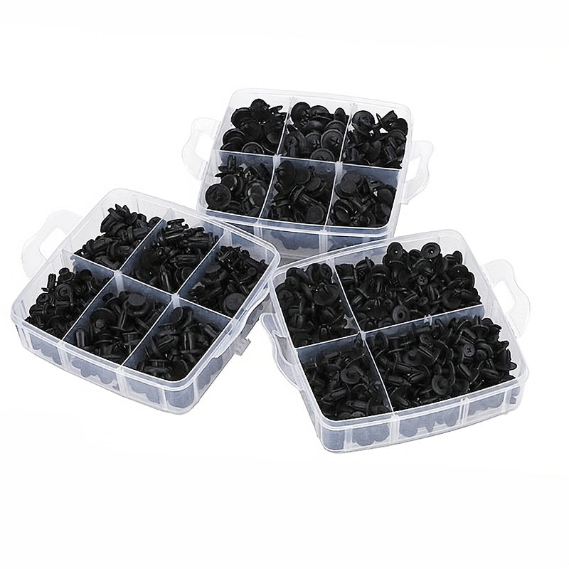 300/620pcs Bumper Retainer Clips, Car Plastic Rivets Fasteners Push Retainer Kit Popular Sizes Auto Push Pin Rivets Set Door Trim Panel Fender Clips