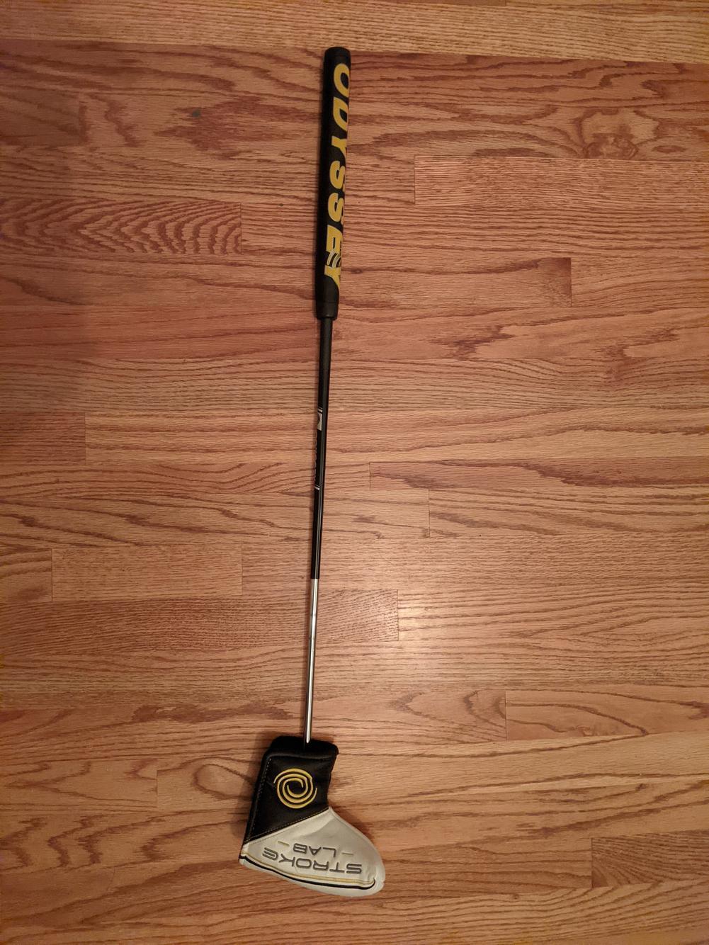 Used Odyssey Stroke Lab Versa Putter (Right Hand, 34", Double Wide - Flow Neck, Oversized Grip)