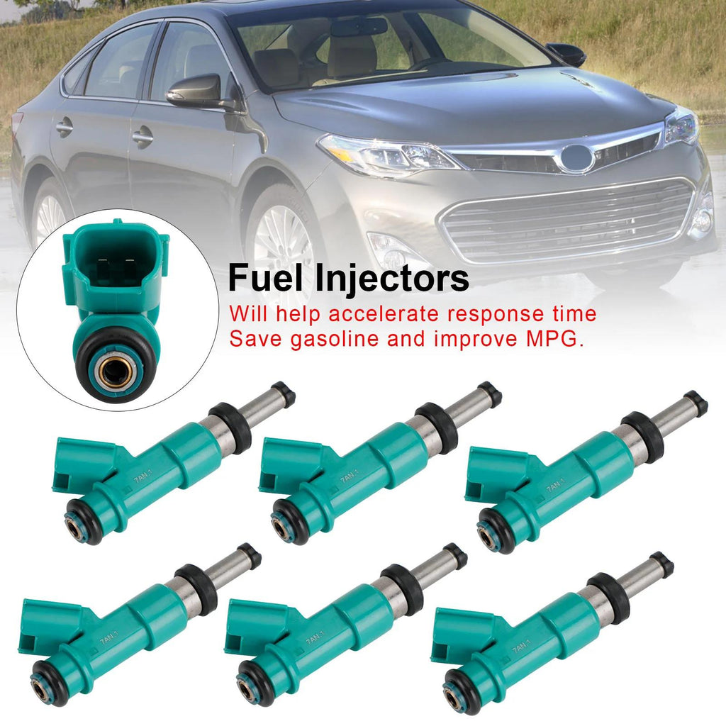 Fuel Injectors 232090P010 2320931090 232500P010 FJ1084 Fit 2013-2016 Toyota Avalon 2.5L I4/3.5L V6 Generic