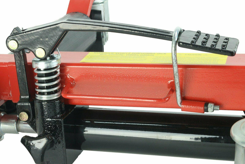 (4) Dragway Tools 12" Hydraulic Wheel Dolly 1500 lb Foot Pump Jack Lift & Stand