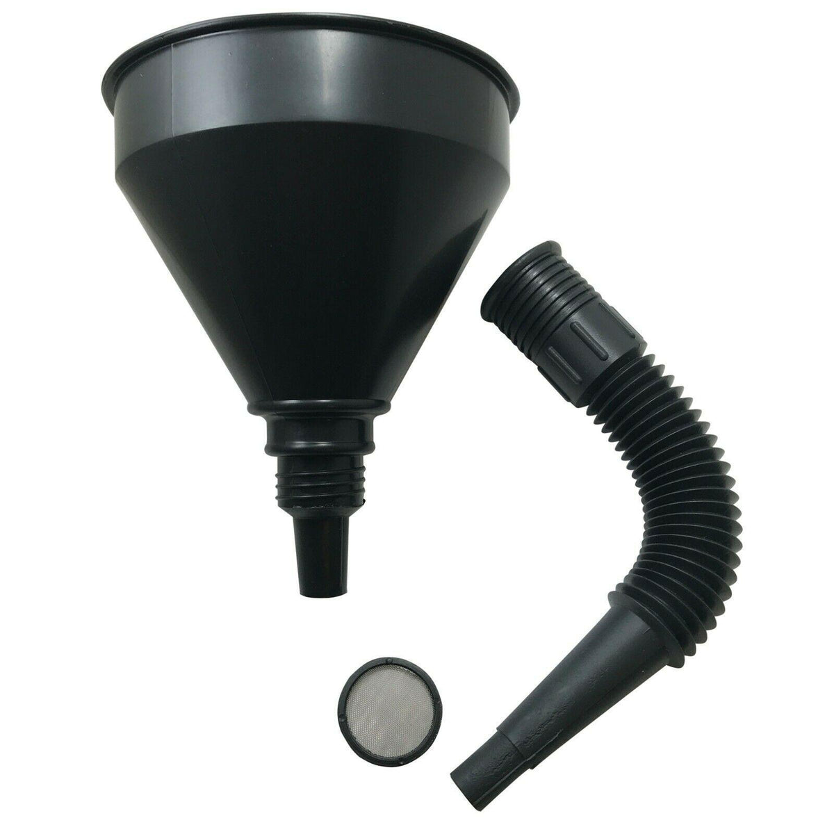 Case of 40 3-in-1 7" Multi-Purpose Funnel W/ Extension & Removable Debris Screen
