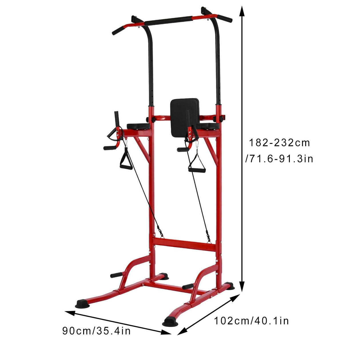Multi-functional single and parallel bars stand household pull-up fitness device