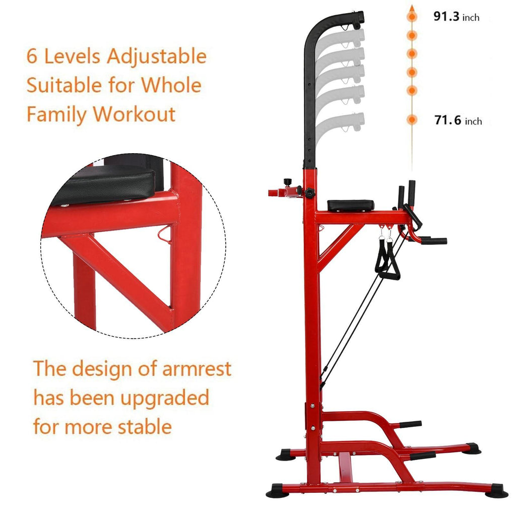 Multi-functional single and parallel bars stand household pull-up fitness device