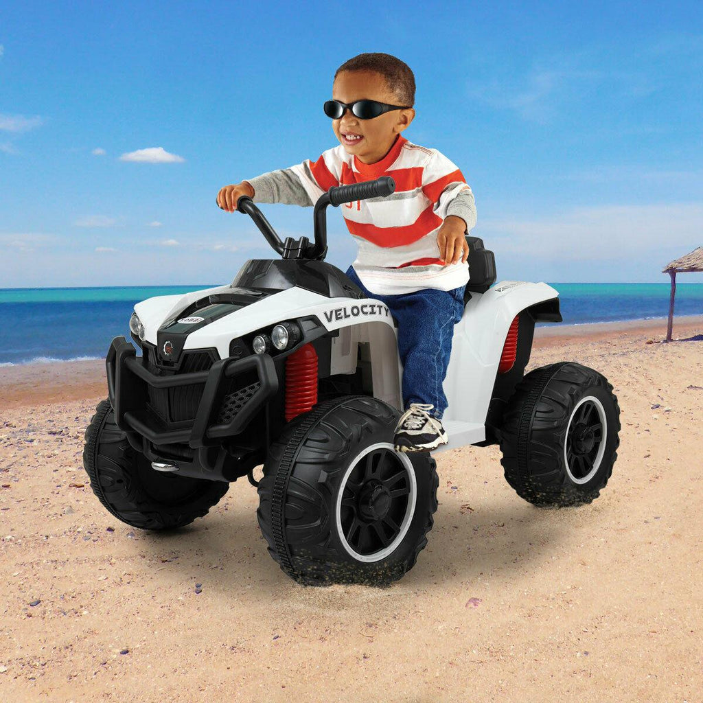 Topcobe Electric Car for Kids, 6V Kids Ride On Toys for Girls Boy, Battery Powered Car W/ MP3 Double Drive Motor, Gift