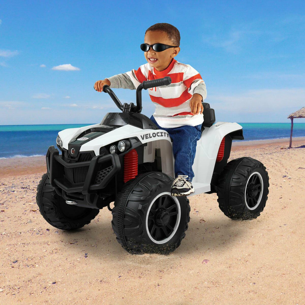 Topcobe Electric Car for Kids, 6V Kids Ride On Toys for Girls Boy, Battery Powered Car W/ MP3 Double Drive Motor, Gift