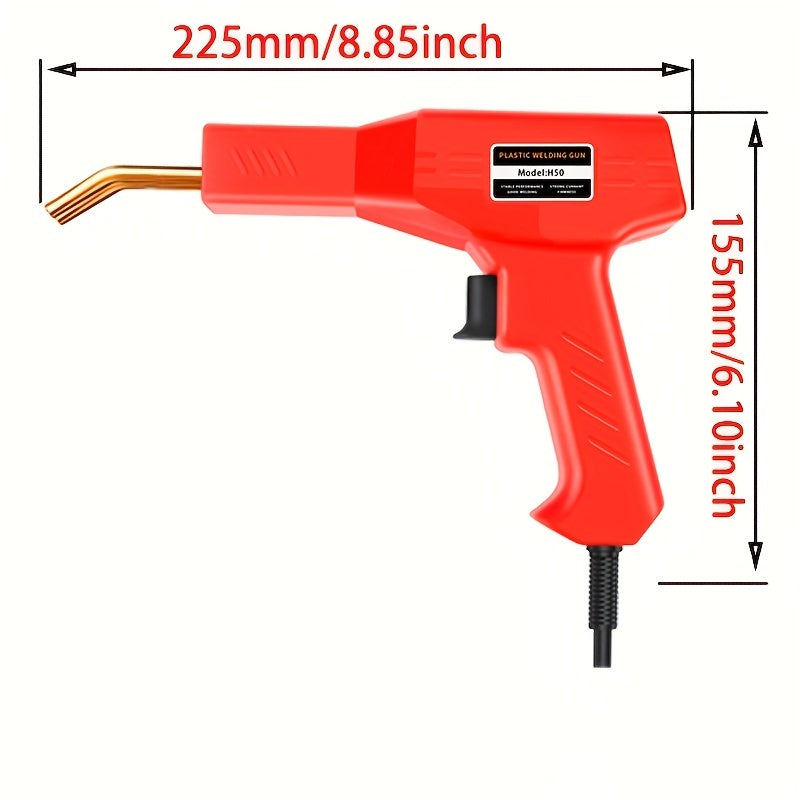 110V Portable Plastic Welding Machine - Perfect for Car Bumper Crack Repair & PVC Welding!