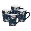 Snow Flurry Set of 4 Mugs