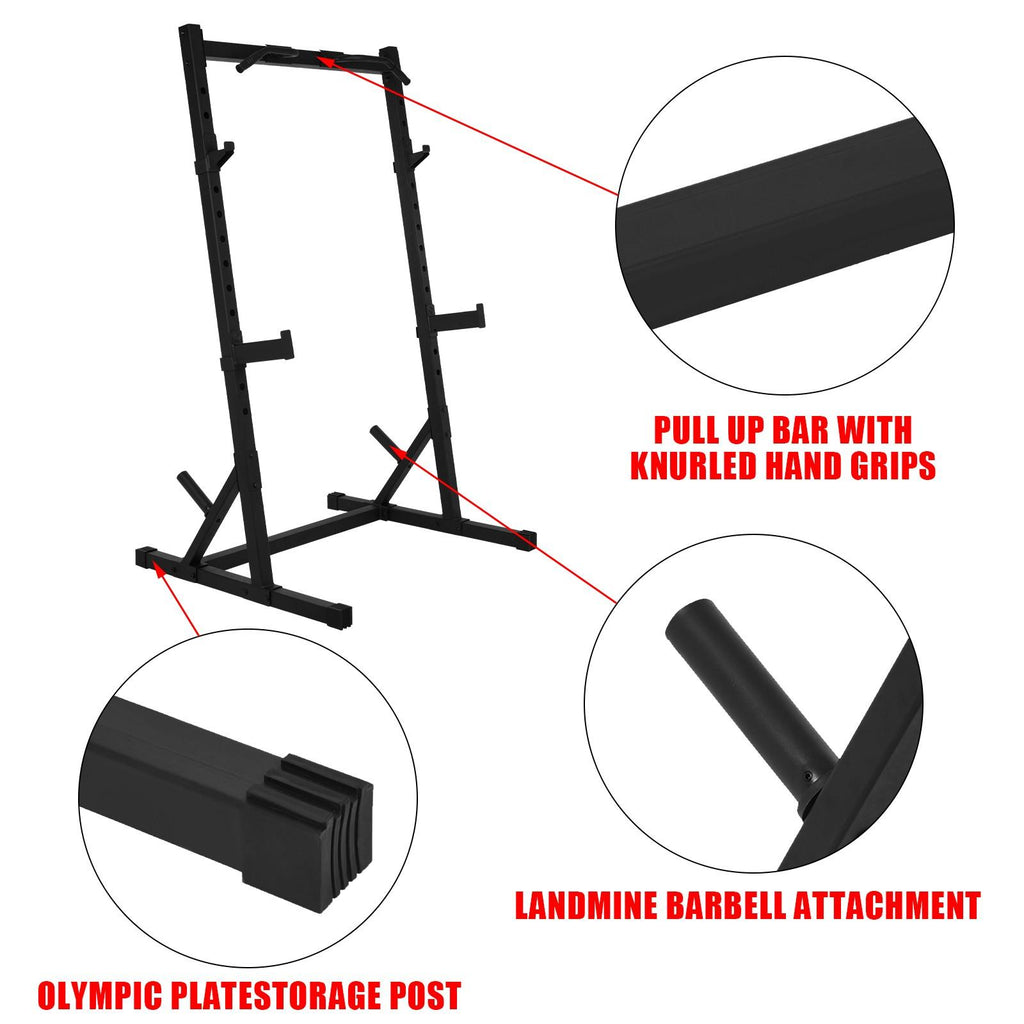 Adjustable Half-frame Power CaSquat Rack Impregnation Station